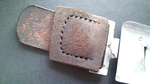 Cut off polizei buckle