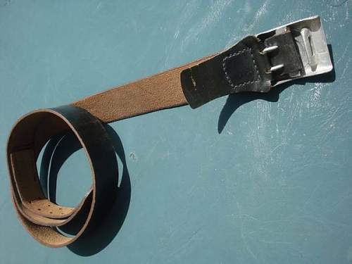 Polizei buckle - is the belt original?