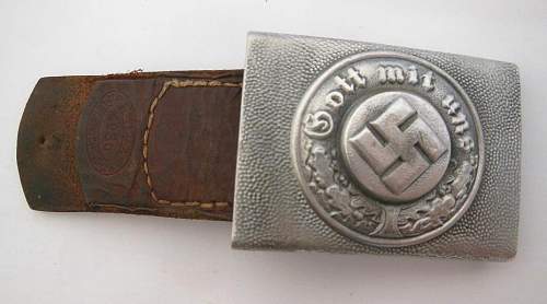 Police belt buckle R.S.S.