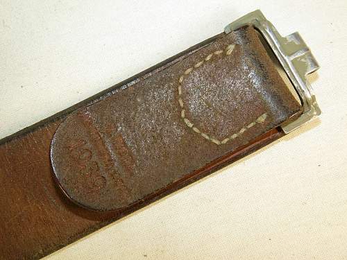 Polizei NCO buckle and belt