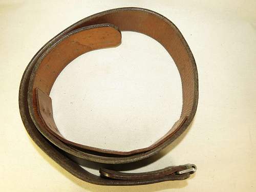 Polizei NCO buckle and belt