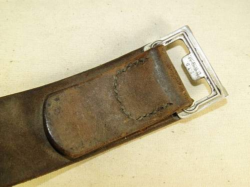 Polizei NCO buckle and belt
