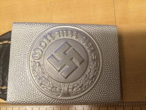 Maurer Police Belt Buckle. Real or fake?