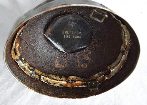 post WWII British para helmets