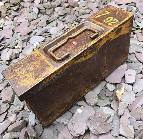 Early Israeli MG34 ammo can