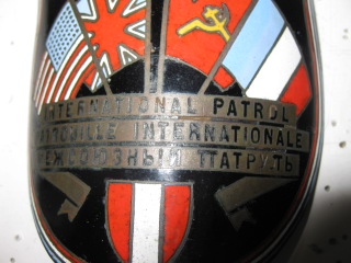 International Patrol Post War Vienna Arm Badge