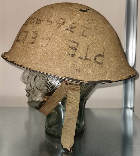 British MKIV Turtle Helmet in Desert Tan