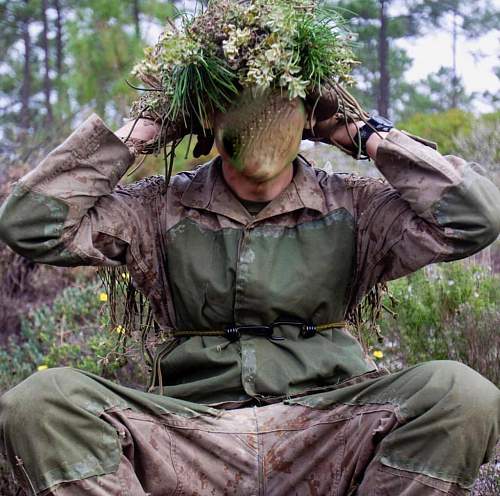 Usmc sniper school ghillie suit