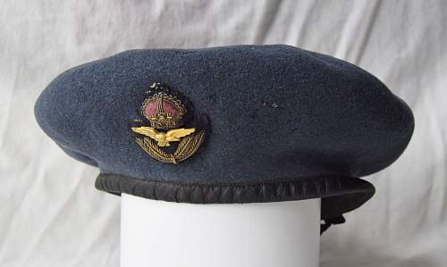 RAF officers beret 1950