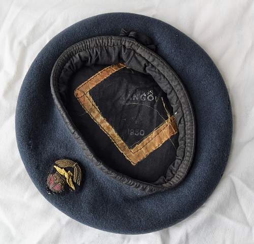 RAF officers beret 1950