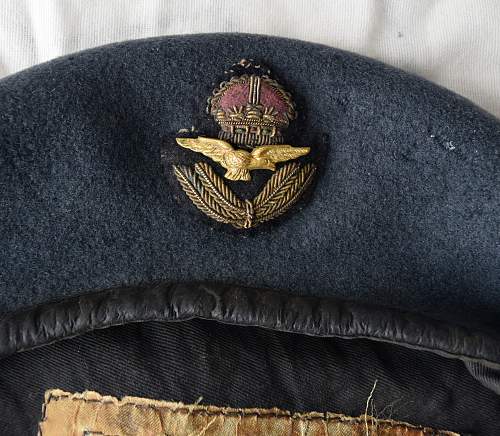 RAF officers beret 1950