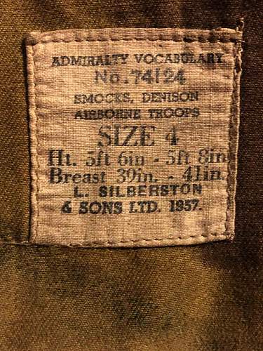 post WWII British Para smocks