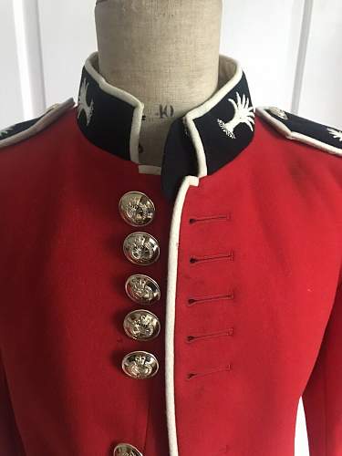 1970's welsh guards tunic 1959 pattern