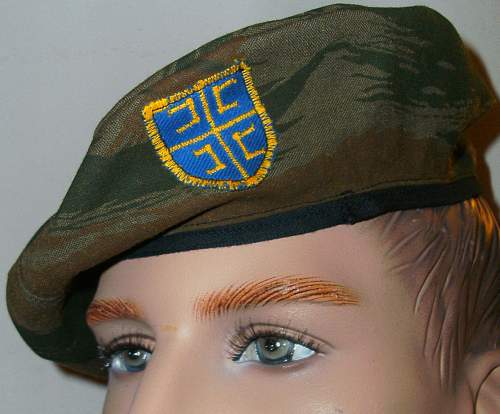 Serbian Krajina war berets