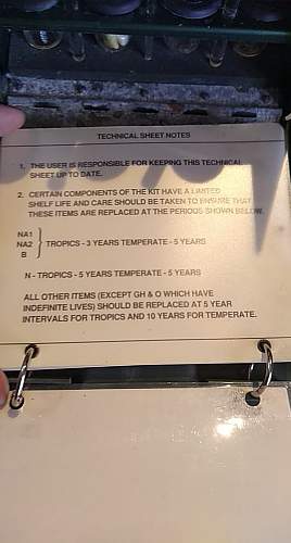 British/NATO Water testing Kit Poisons No.2 Mk 1