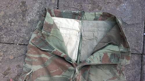 French TTA47 Lizard pattern trousers.