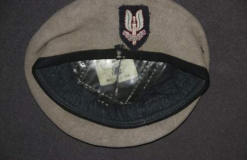 Opinion needed on this British SAS beret