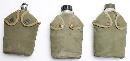 French Airborne canteen cover model 52 (Housse de gourde TAP modèle 52)