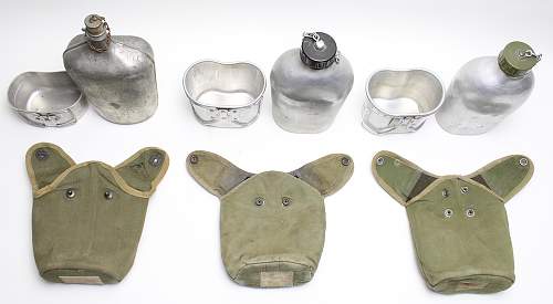 French Airborne canteen cover model 52 (Housse de gourde TAP modèle 52)