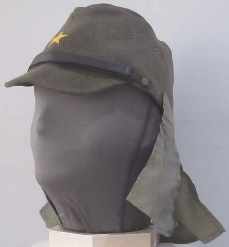 Post WW 2 cloth field headgear.