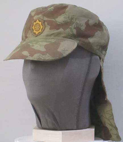 Post WW 2 cloth field headgear.