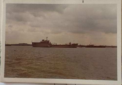 Falklands War Royal Fleet Auxillary photos.