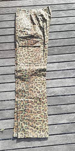 &quot;leopard&quot; camouflage uniform of the Zairean army