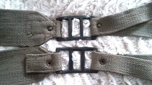 French TAP Model 50 Suspenders/Shoulder Straps (Brelage/bretelles de suspension TAP modèle 50)