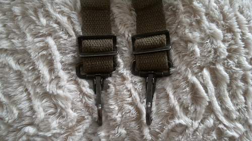 French TAP Model 50 Suspenders/Shoulder Straps (Brelage/bretelles de suspension TAP modèle 50)