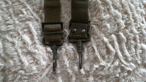 French TAP Model 50 Suspenders/Shoulder Straps (Brelage/bretelles de suspension TAP modèle 50)