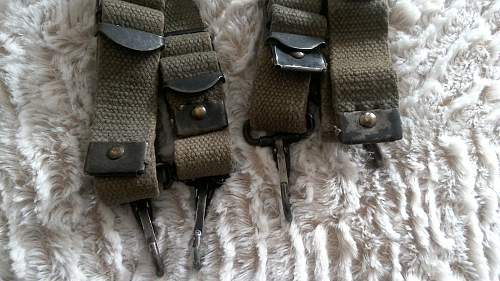 French TAP Model 50 Suspenders/Shoulder Straps (Brelage/bretelles de suspension TAP modèle 50)