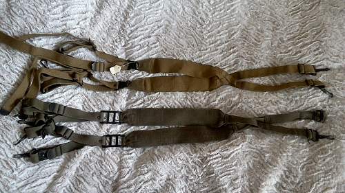 French TAP Model 50 Suspenders/Shoulder Straps (Brelage/bretelles de suspension TAP modèle 50)