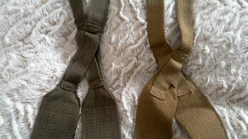 French TAP Model 50 Suspenders/Shoulder Straps (Brelage/bretelles de suspension TAP modèle 50)