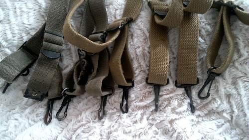 French TAP Model 50 Suspenders/Shoulder Straps (Brelage/bretelles de suspension TAP modèle 50)