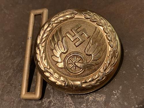 Reichsbahn Buckle - Aluminum