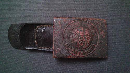 Postschutz buckle G.H. Osang Dresden 1933 or 1938??