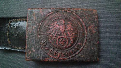 Postschutz buckle G.H. Osang Dresden 1933 or 1938??