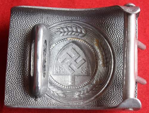 Reichsarbeitsdienst Buckle opinions