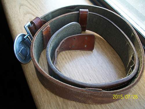 Rad officer belt with buckle