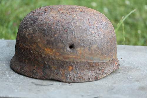 M38 helmet in relic condition