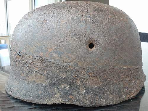 M38 helmet in relic condition