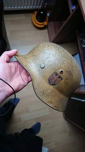 reject helmet used for Luftschutz