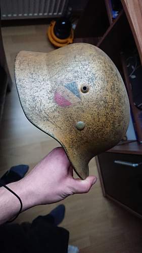 reject helmet used for Luftschutz