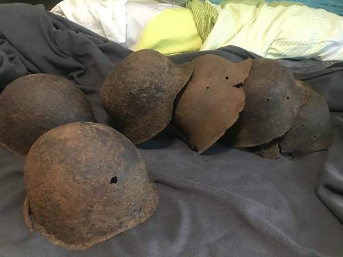 Relic Helmets From The Eastern &amp; Western Fronts
