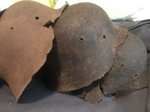 Relic Helmets From The Eastern &amp; Western Fronts