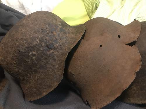 Relic Helmets From The Eastern &amp; Western Fronts