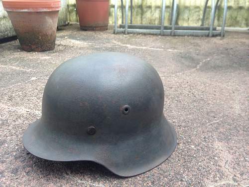 NS64 early ND M42 helmet semi-relic