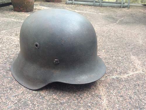 NS64 early ND M42 helmet semi-relic