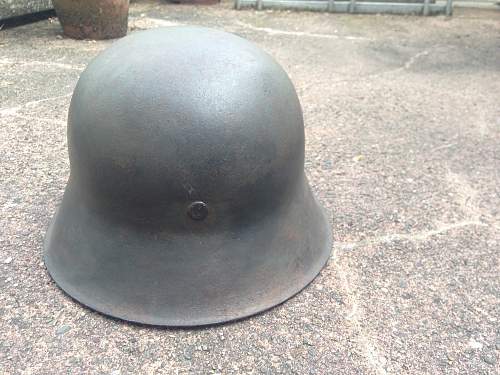 NS64 early ND M42 helmet semi-relic