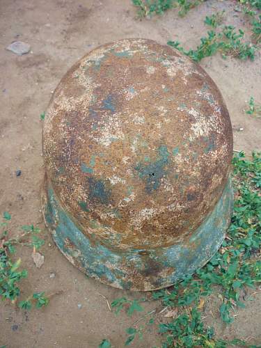 German helmet from Stalingrad